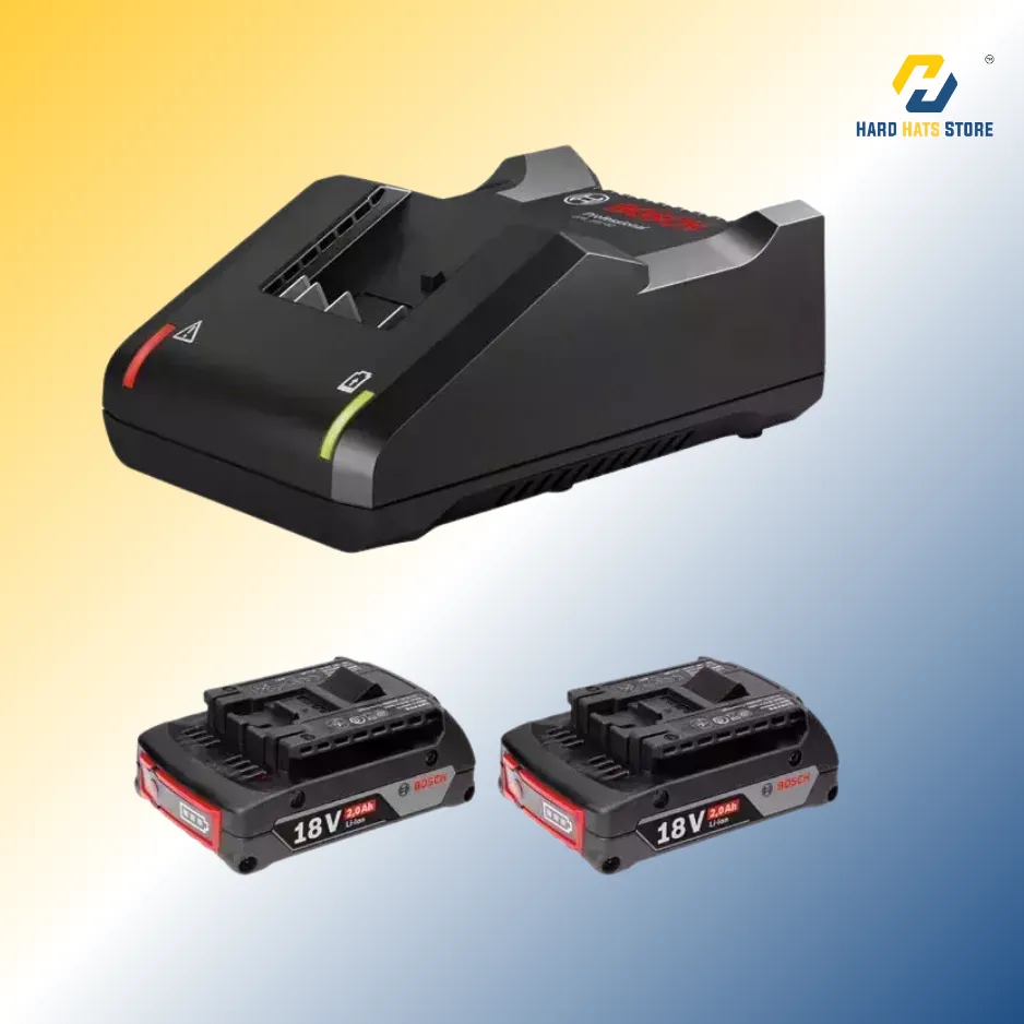 [1600A022V4] Bosch GAL 18V-40 + 2x GBA 18V 2.0Ah Professional Battery - Charger Kit
