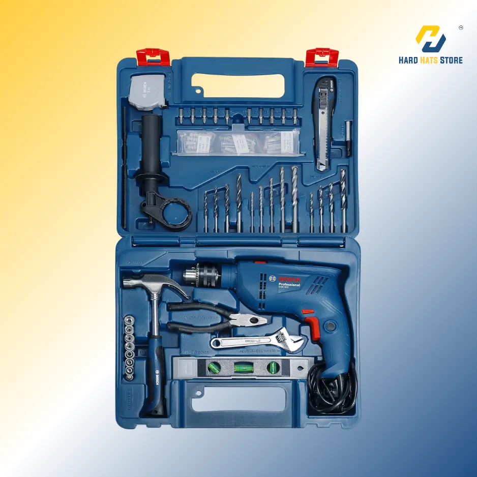 [06011A03F1] Bosch GSB 600 (100 Pc Kit) (NEW)Professional Impact Drill