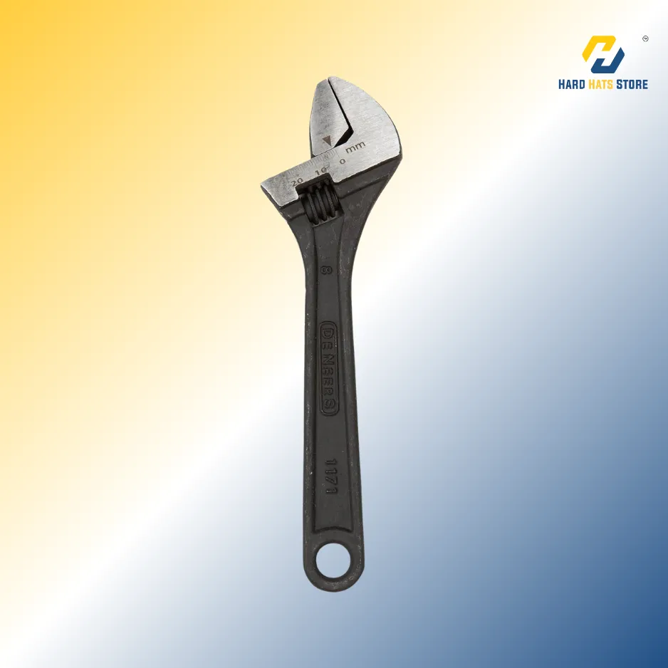 [1171-8] De Neers Adjustable Wrench (Phosphate Finish) 8"