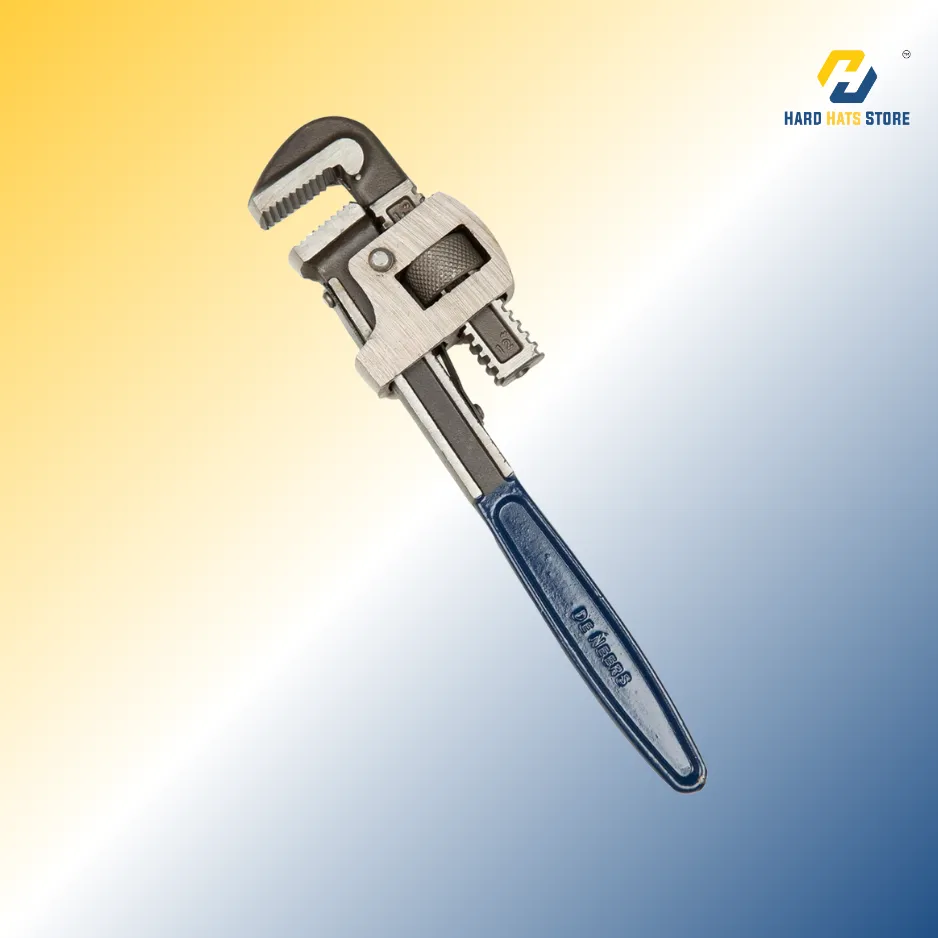 [1273-12] De Neers Pipe Wrench Stillson Pattern 12"