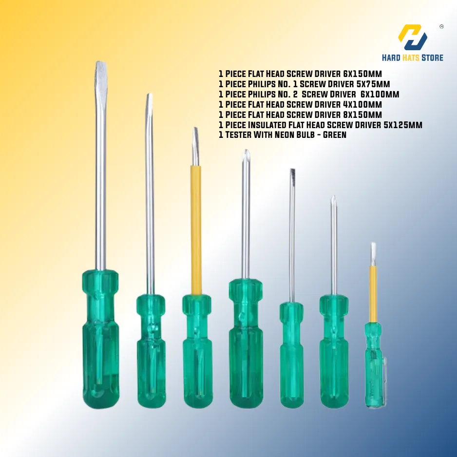 [1014] De Neers Screw Driver Kit 7 pcs