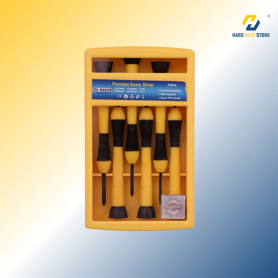 [DN-PSF6] De Neers Precision Screwdriver Set 6 pcs