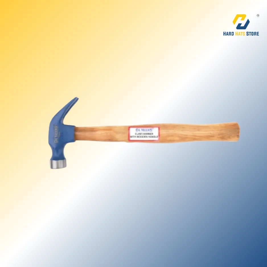 [DN-4109] De Neers Claw Hammer - Bent Head - Wooden Handle 450 gms