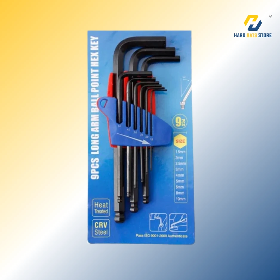 [DN-8141] De Neers Allen Key Long Ball Point Set 9 pcs