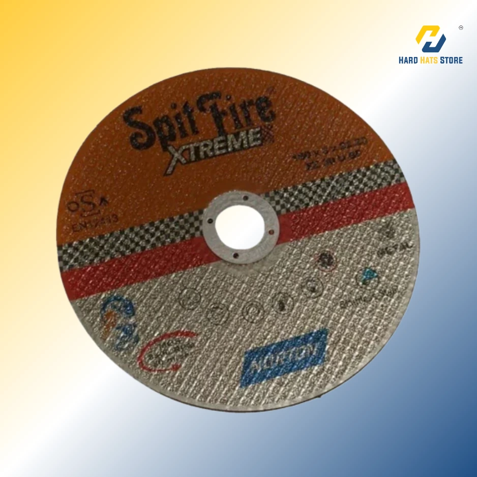 [RXM82] Norton Spite Fire Inox/Metal 01/A 180 x 3 x 22.23 Cutting Wheels - RXM82