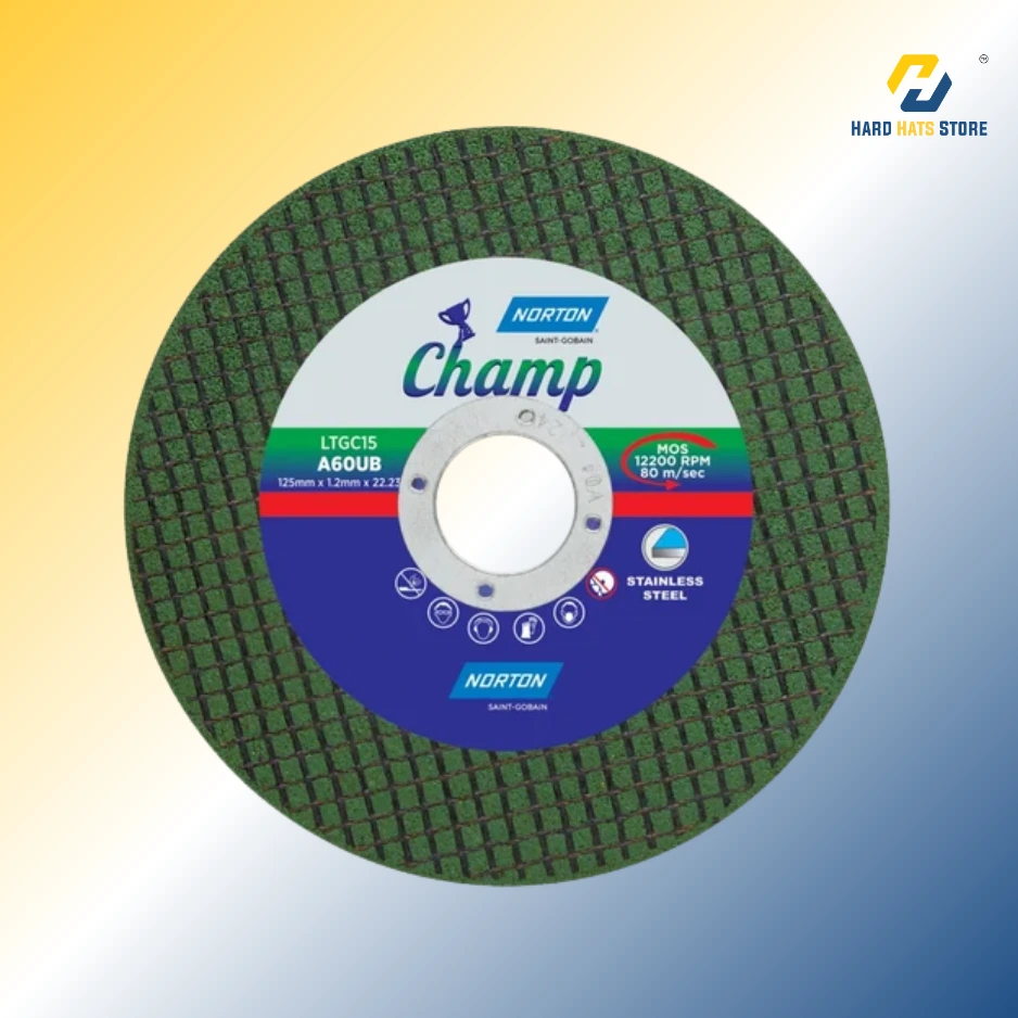 [LTGC15] Norton Champ Green Double Net 01/A 125 x 1.2 x 22.23 Cutting Wheels - LTGC15