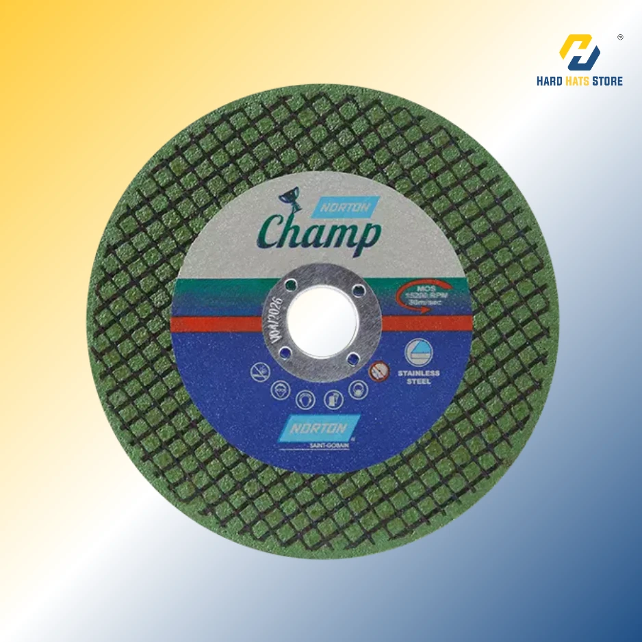 [LTGDC6] Norton Champ Green 27/A 100 x 6 x 16 Grinding Discs - LTGDC6