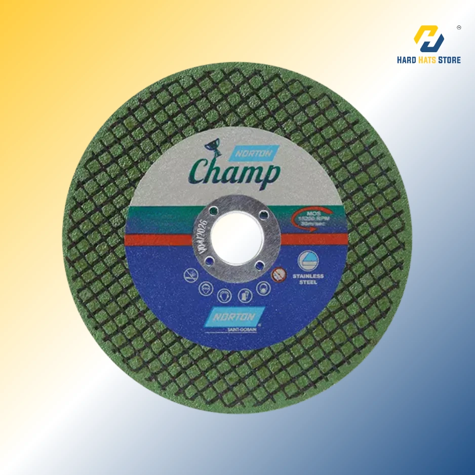 [LTGDC7] Norton Champ Green 27/A 125 x 6 x 22.23 Grinding Discs - LTGDC7