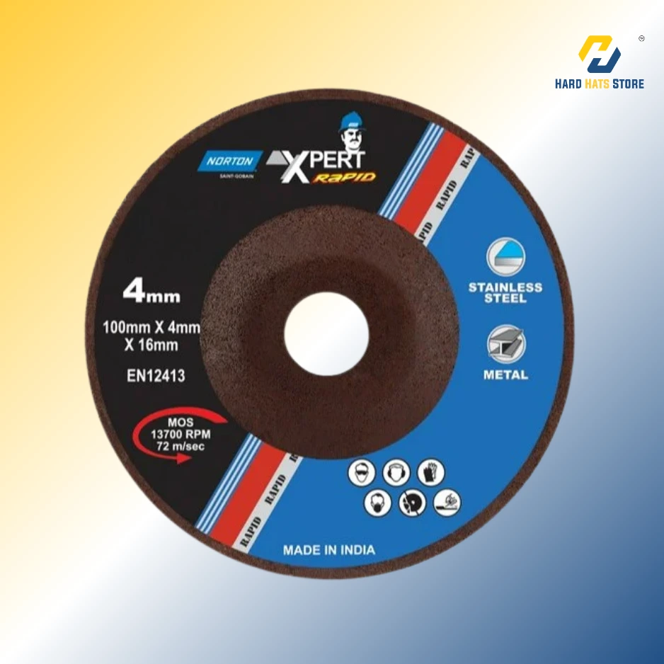 [DXR54] Norton Xpert Rapid 27/A 100 x 4 x 16 Grinding Discs - DXR54