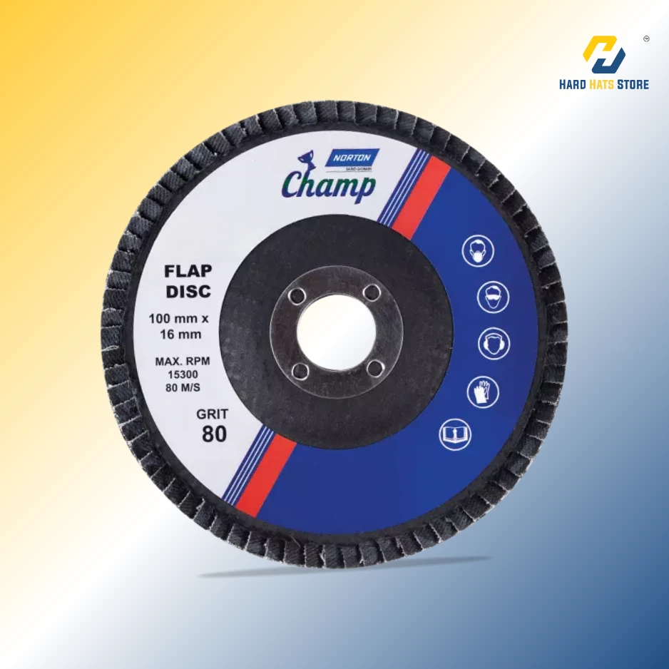 [FP723] Norton  Champ 80  Grit 100 x 16 Flap Discs - FP723