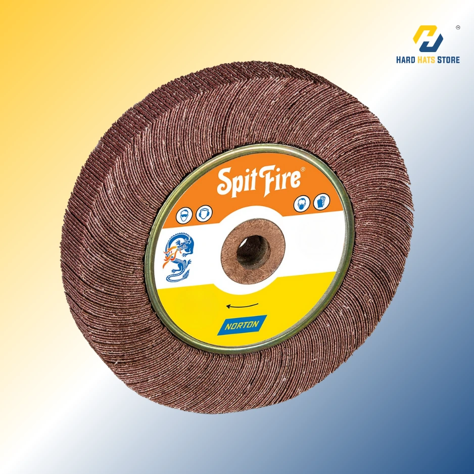 [FA209] Norton SPIT FIRE 320 Grit 150x25x31.75  Flap Wheels - FA209