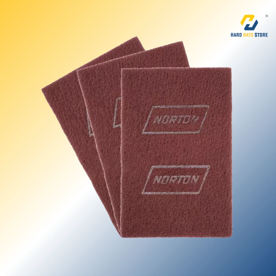 [HX13] Norton BearTex 33NM Grit - 230 x 150 Hand Pads - HX13