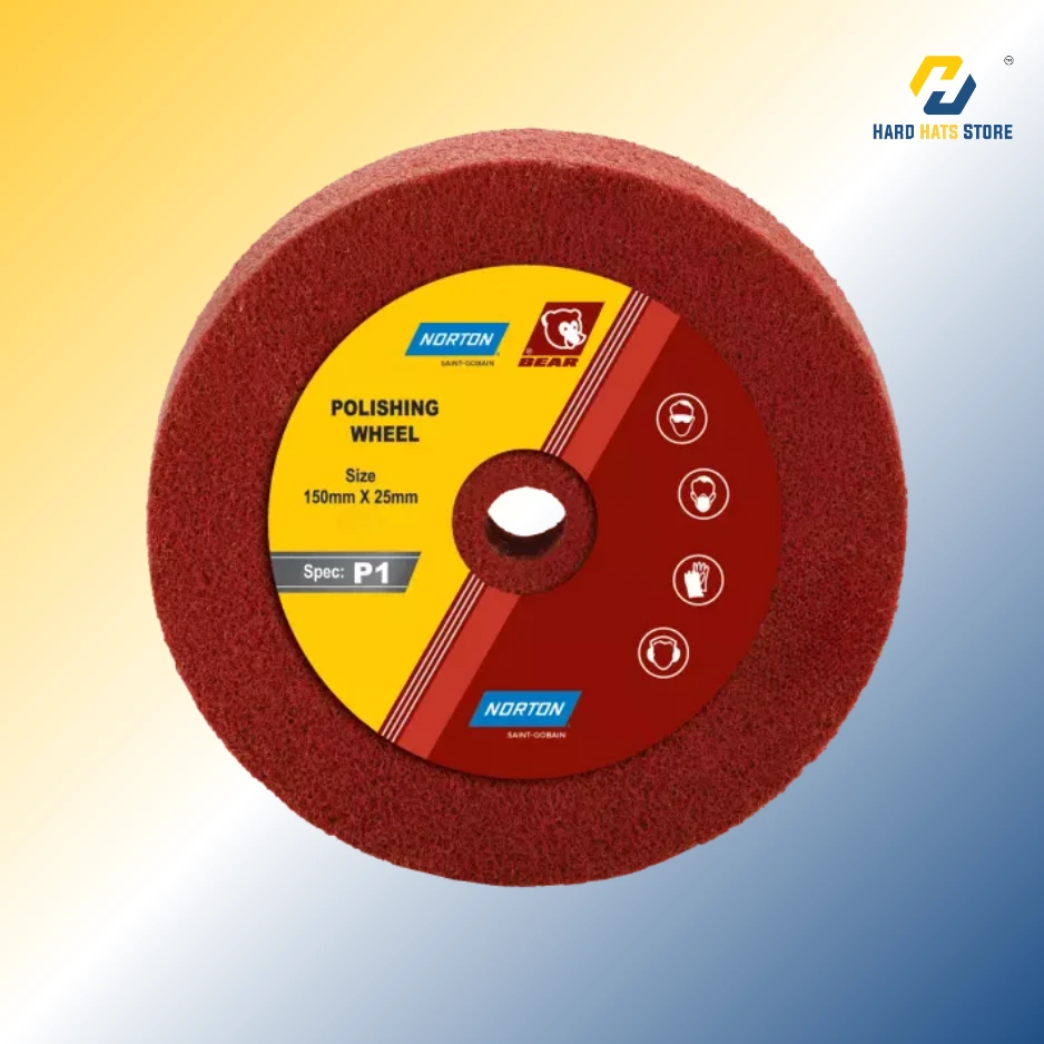 [PX21T] Norton Bear Premium P-1AF - 150 x 25 Unified Polishing Wheels - PX21T