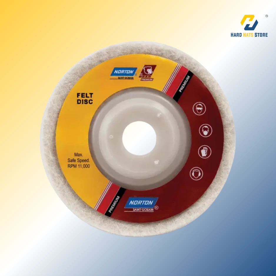 [PXF51] Norton Bear Felt Disc - 100 x 12.5 x 16 Unified Discs - PXF51