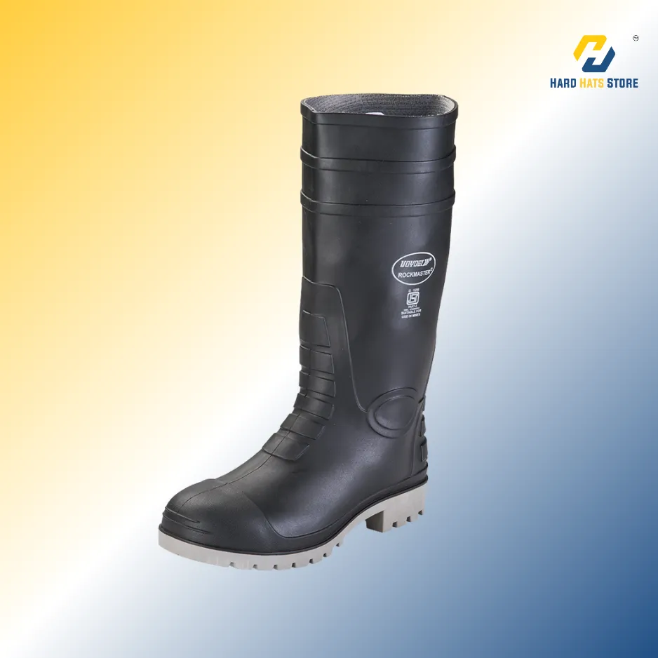 Udyogi Rockmaster (With Steel Toe) PVC Gum Boot Foot Wear (5 UK)